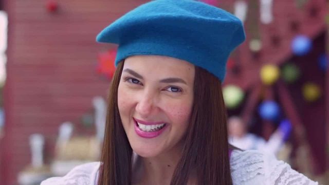 بالصورة والفيديو: دنيا سمير غانم تحقق أمنية طفل يصارع المرض