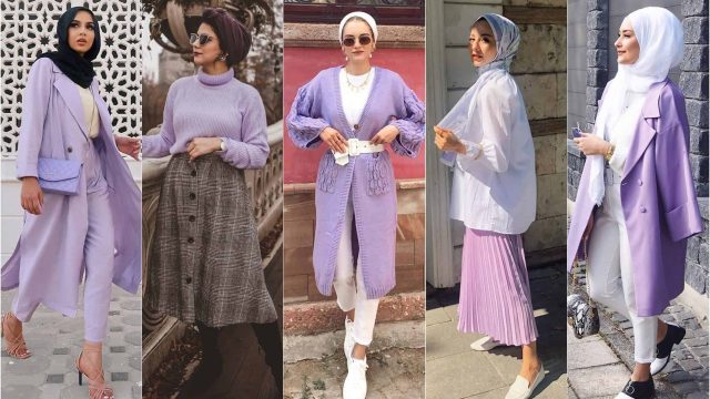 للمحجبات: إطلالات كاجوال ساحرة باللون الموحد