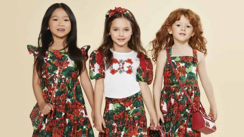 أزياء دولتشي وغابانا للبنات لعام 2020