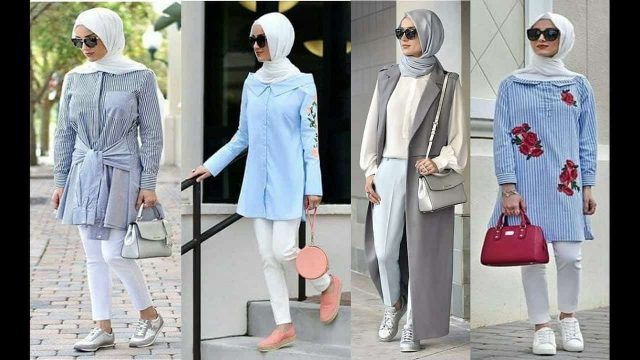 للمحجبات.. إطلالات عصرية مناسبة للجامعة