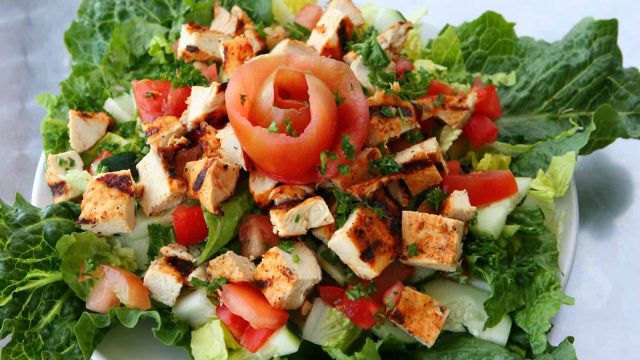 وصفة سلطة الدجاج المشوي