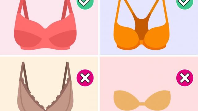 أضرار ارتداء حمالة صدر غير مناسبة