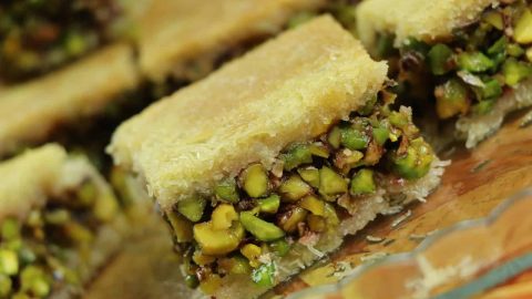طريقة تحضير كنافة الفستق