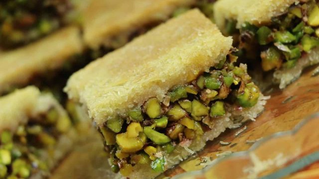 طريقة تحضير كنافة الفستق