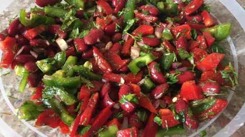 طريقة تحضير سلطة الفاصوليا الحمراء