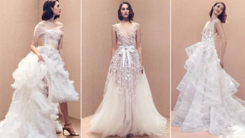 تشكيلة فخمة لفساتين زفاف أوسكار دي لارنتا لربيع 2020