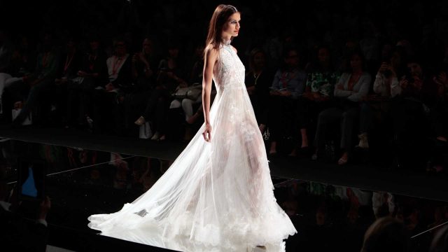 أفضل فساتين زفاف تصدرت أسبوع الموضة العالمية