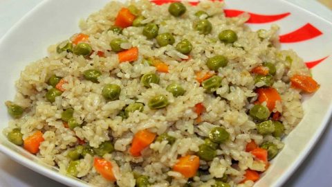 طريقة تحضير الأرز بالبازلاء