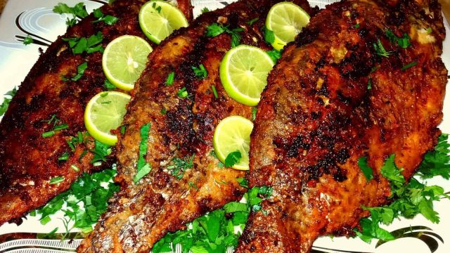 طريقة تحضير السمك المحمر