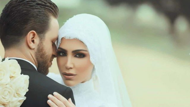 لفات طرح عصرية للعروس المحجبة