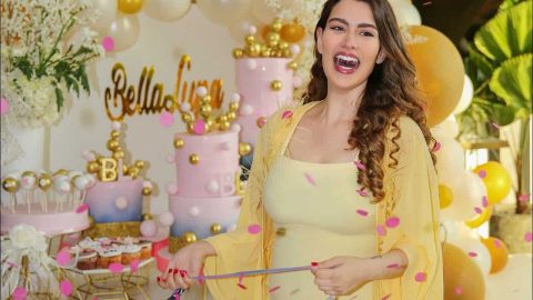 للحوامل: استلهمي إطلالتك من مدونة الموضة روان بن حسين