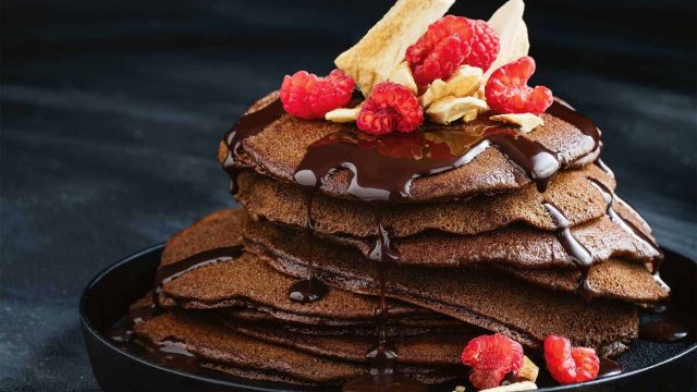 كيفية تجهيز بان كيك الشوكولاته