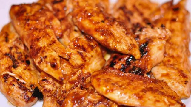 كيفية تجهيز صدور دجاج بصوص التفاح