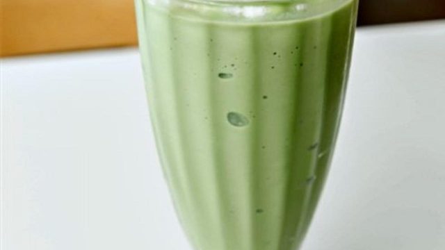 خطوات تجهيز سموثي الشاي الأخضر