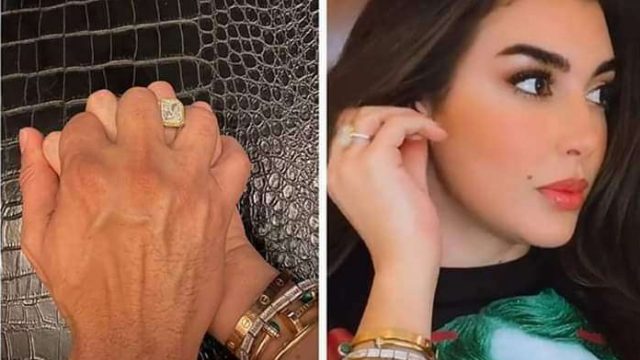 خاتم خطوبة ياسمين صبري يثير الجدل وهذا سعره الأصلي!