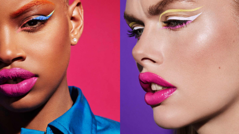 اللون الأبيض يغزو مكياج العيون لشتاء 2020