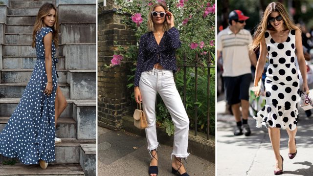 4 طرق عصرية لارتداء الفساتين بصيحة البولكا لهذا الموسم