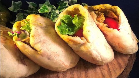 خطوات تجهيز خبز الكباب التركي