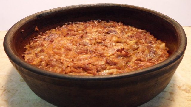 خطوات تجهيز طاجن لسان عصفور