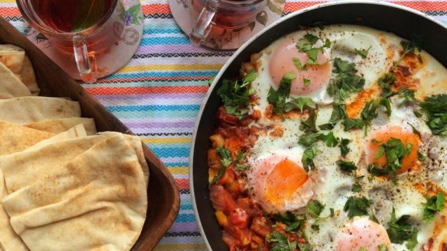 كيفية تجهيز شكشوكة البيض والخضار
