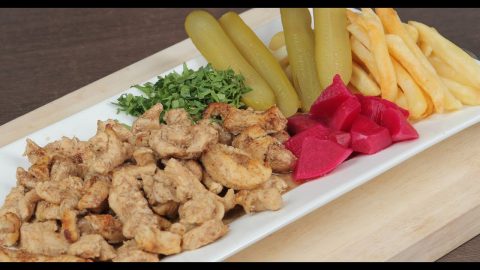 طريقة إعداد شاورما الدجاج