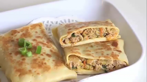 خطوات تجهيز كريب الدجاج