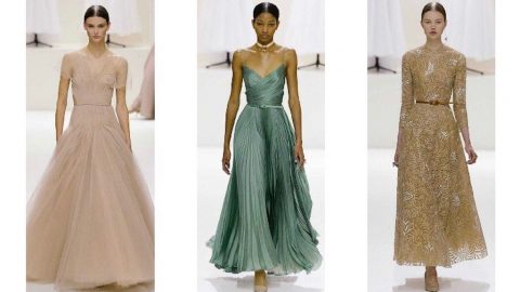 أجمل موديلات فساتين سهرة فخمة لخريف 2021