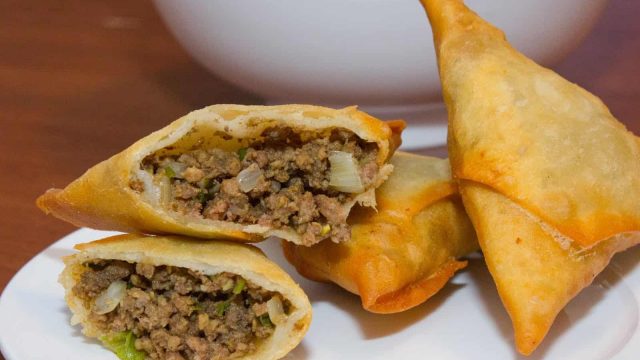 كيفية تجهيز سمبوسة باللحم المفروم