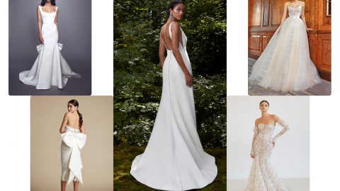 صيحات فساتين زفاف رائجة من أسبوع الموضة العرائسي في نيويورك