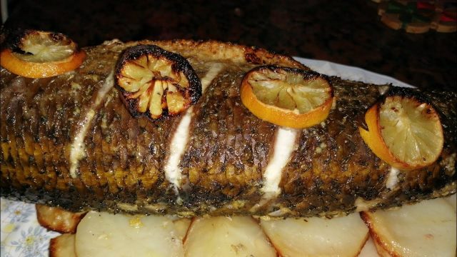 طريقة إعداد سمك بوري مشوي