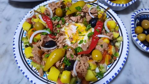طريقة تجهيز صحن تونسي