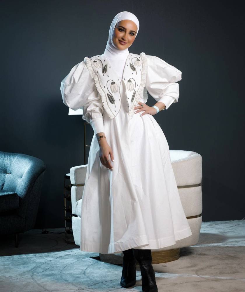 فساتين الكم الطويل 