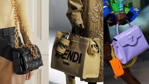 أجمل موديلات حقائب اليد من أسبوع الموضة في ميلانو