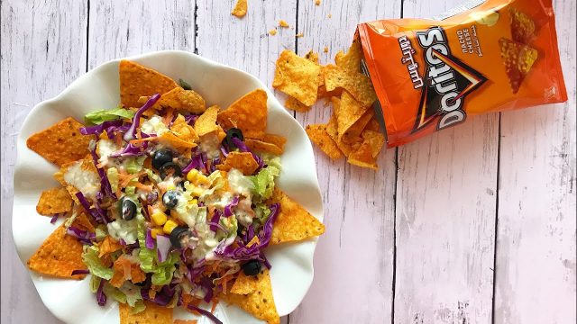 كيفية تجهيز سلطة دوريتوس المكسيكية