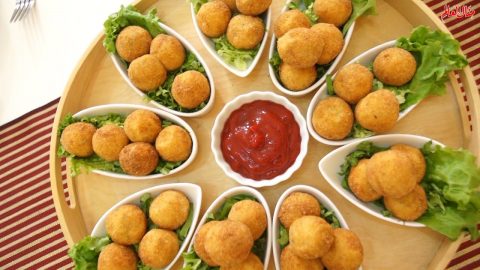 كيفية تجهيز كرات البطاطس بالخضار