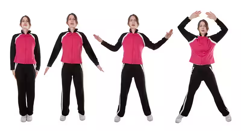 روتين رياضي سهل