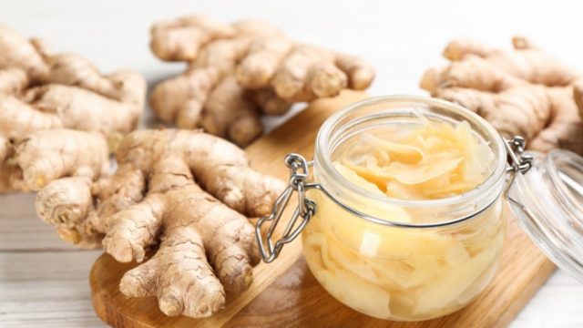 خطوات تجهيز مخلل الزنجبيل