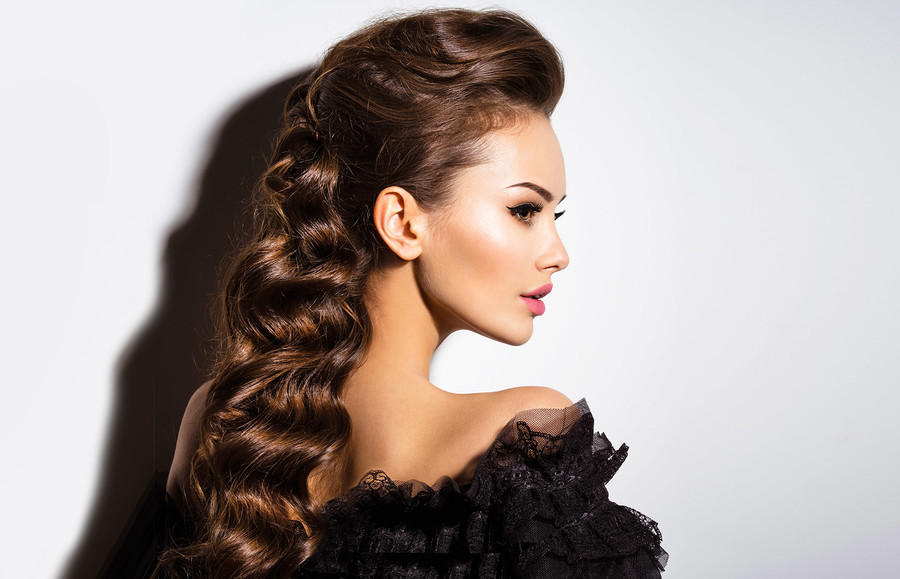 تسريحات الشعر النصفية