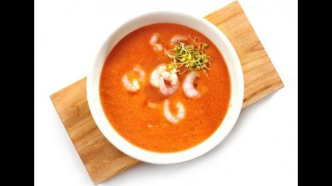 طريقة إعداد شوربة الجمبري