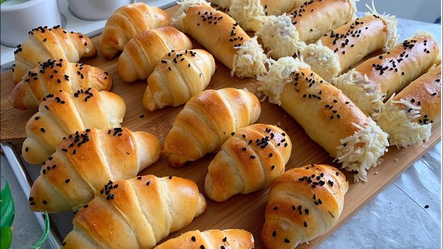 كيفية تجهيز ميني كرواسون بالجبنة